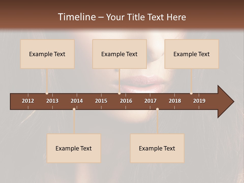 Beauty Pure Wavy PowerPoint Template