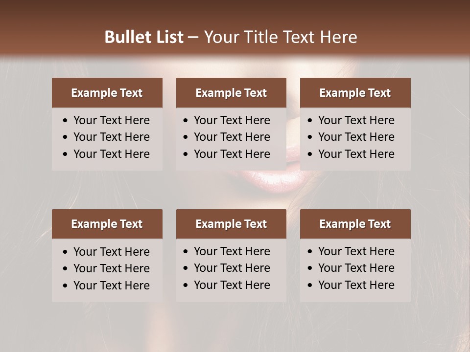 Beauty Pure Wavy PowerPoint Template