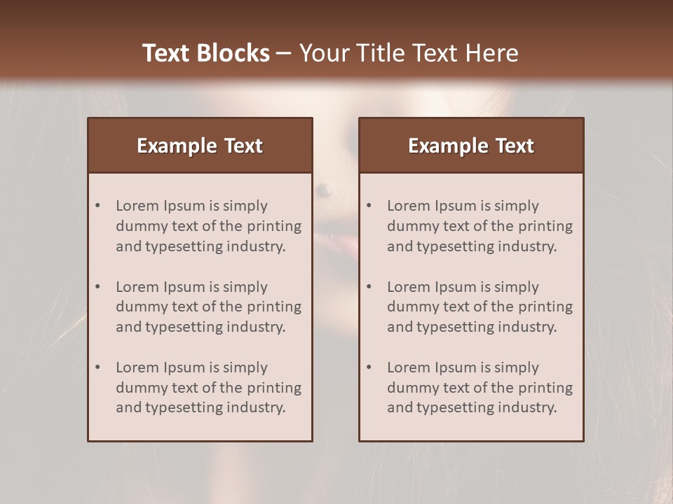 Beauty Pure Wavy PowerPoint Template