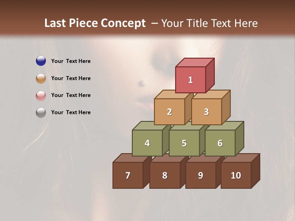 Beauty Pure Wavy PowerPoint Template