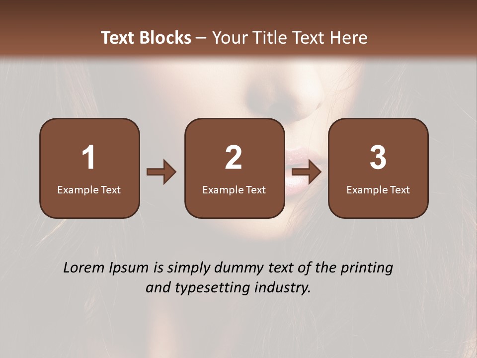 Beauty Pure Wavy PowerPoint Template