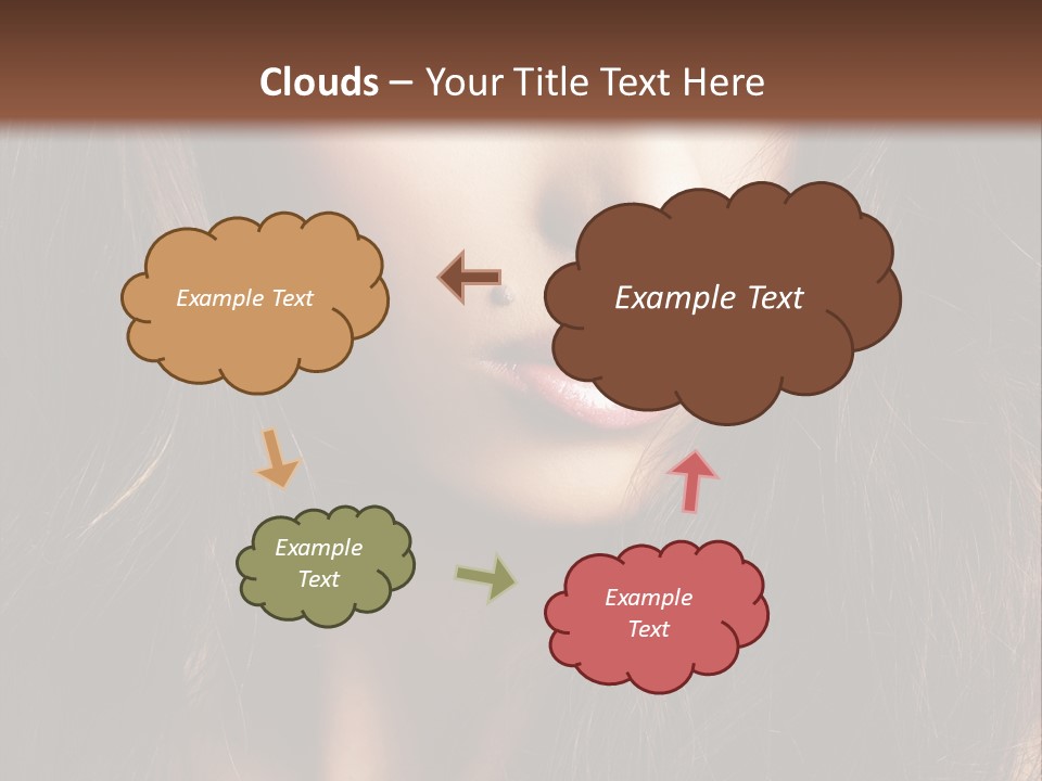 Beauty Pure Wavy PowerPoint Template