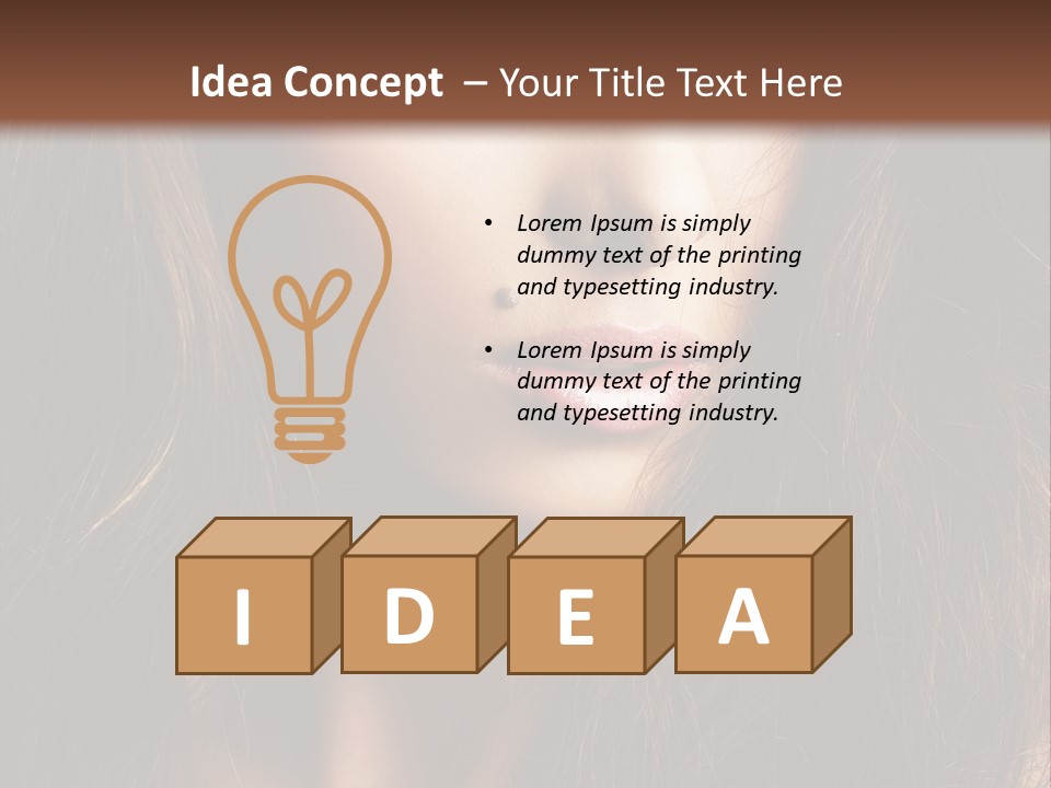 Beauty Pure Wavy PowerPoint Template