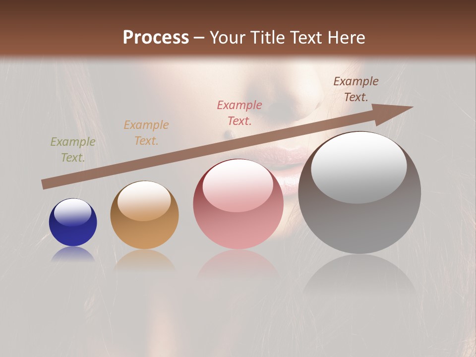 Beauty Pure Wavy PowerPoint Template