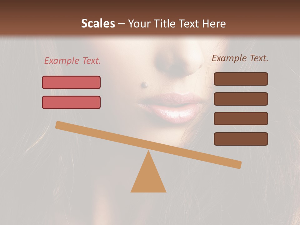 Beauty Pure Wavy PowerPoint Template