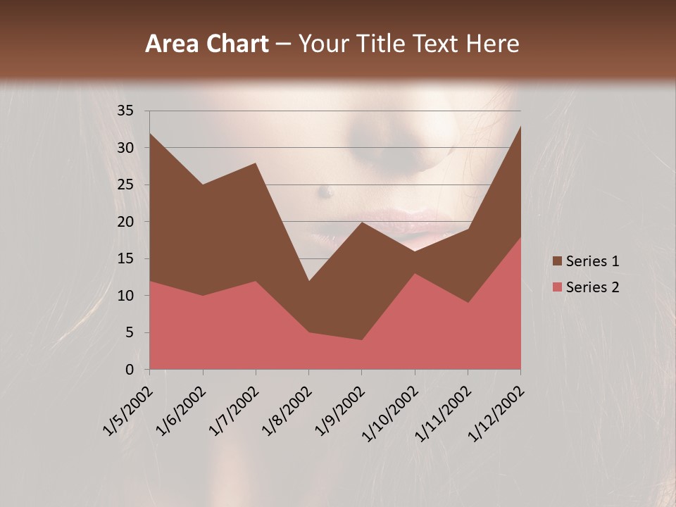 Beauty Pure Wavy PowerPoint Template