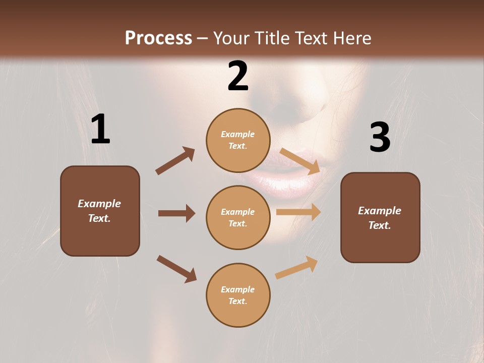 Beauty Pure Wavy PowerPoint Template