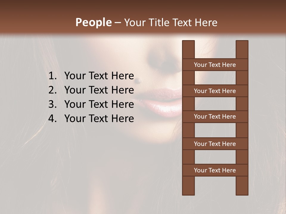 Beauty Pure Wavy PowerPoint Template