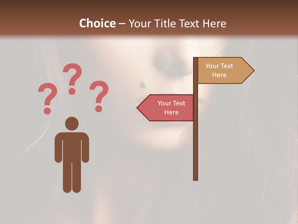 Beauty Pure Wavy PowerPoint Template