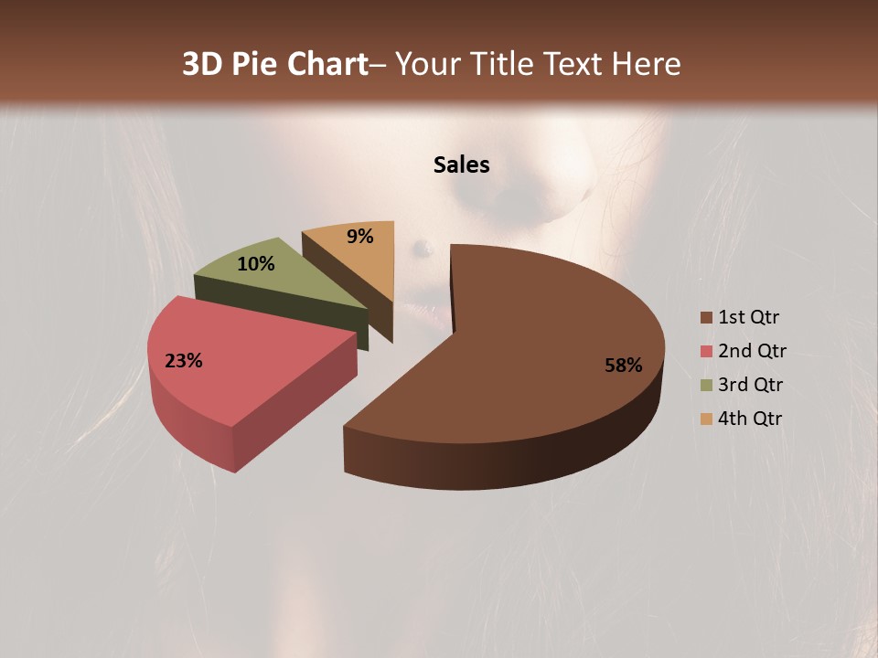 Beauty Pure Wavy PowerPoint Template