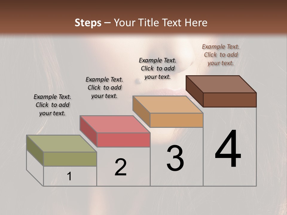 Beauty Pure Wavy PowerPoint Template