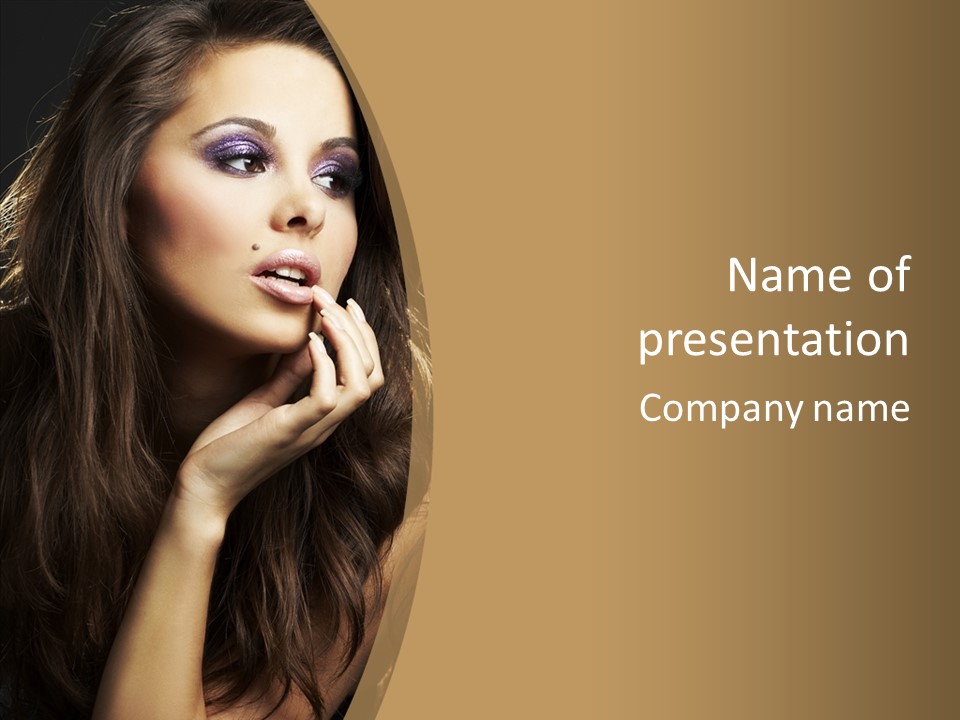 Person Cute Natural PowerPoint Template