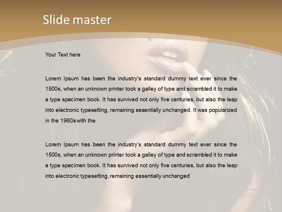 Person Cute Natural PowerPoint Template