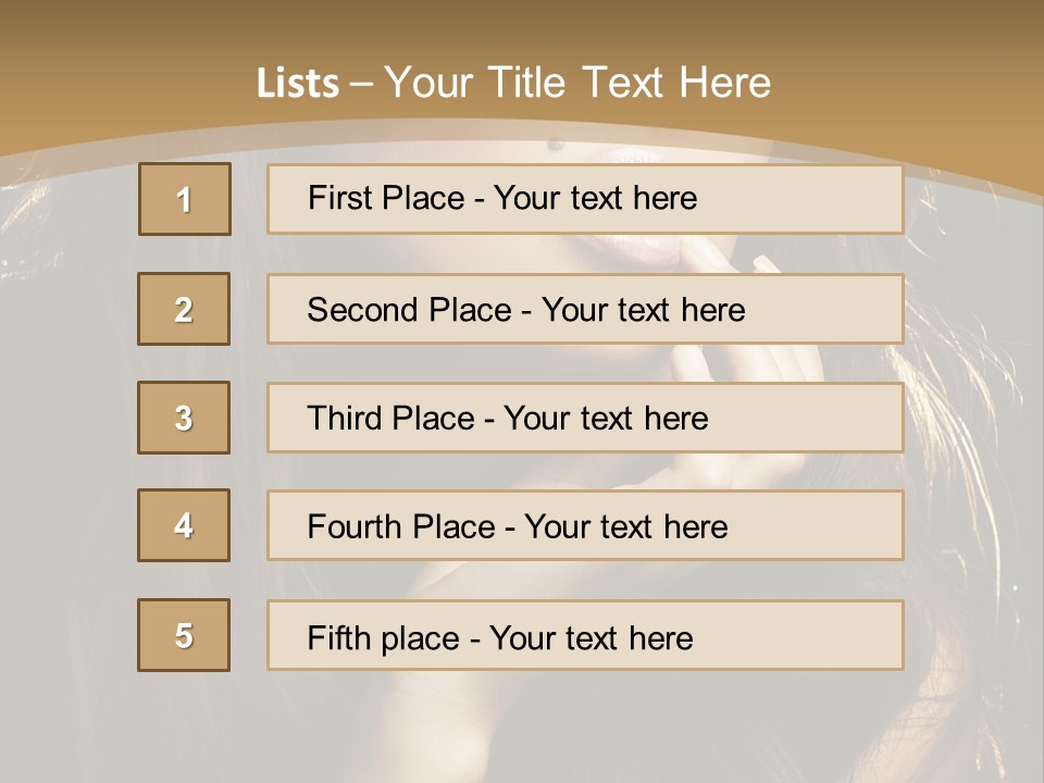 Person Cute Natural PowerPoint Template