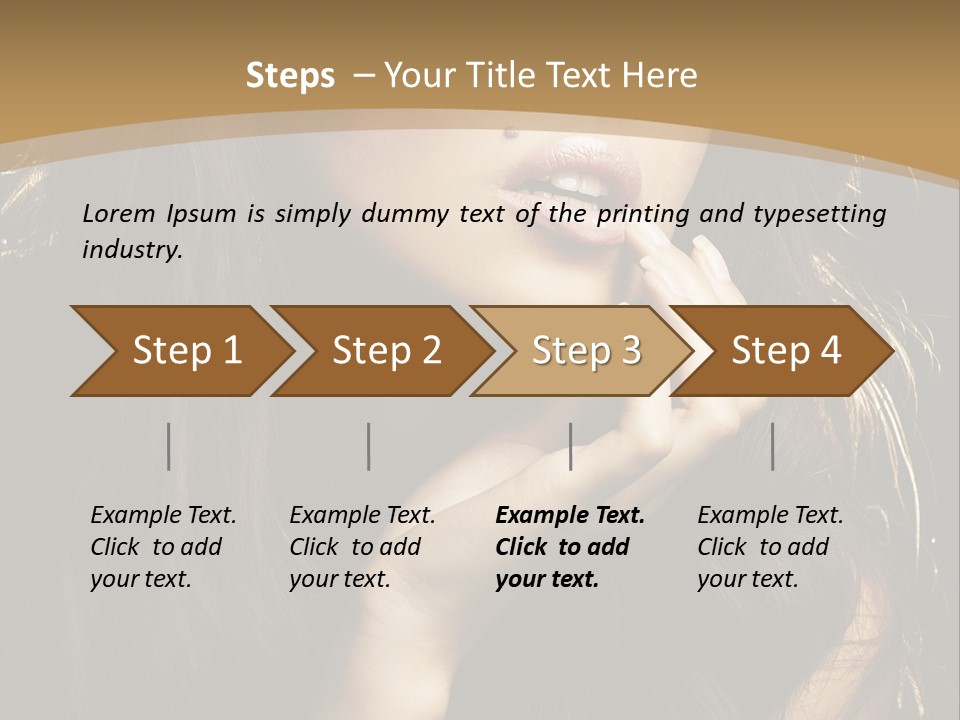 Person Cute Natural PowerPoint Template