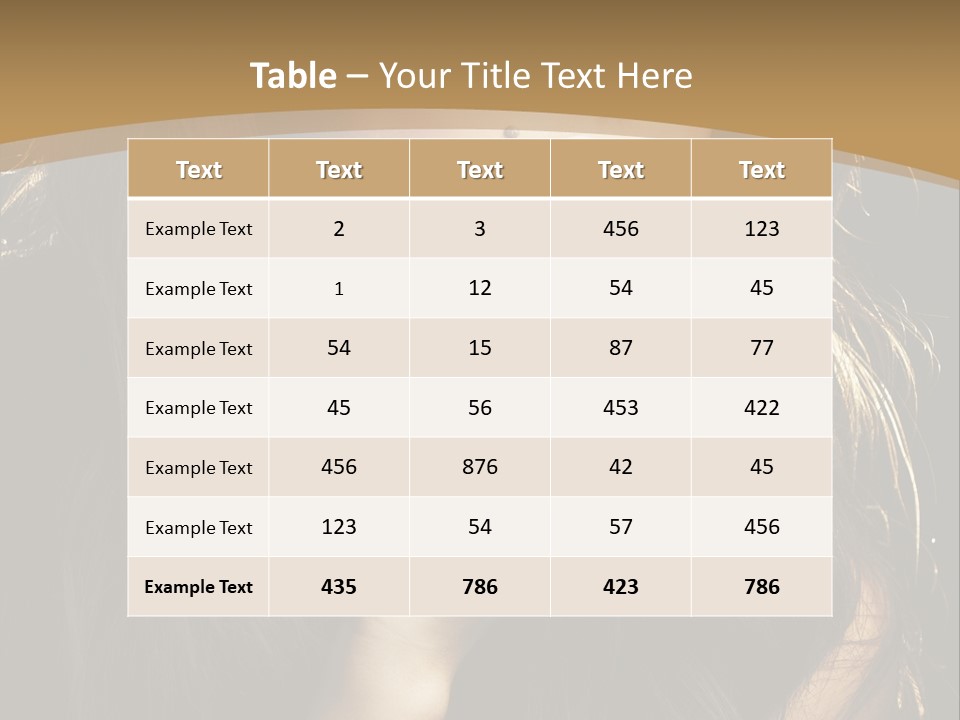 Person Cute Natural PowerPoint Template