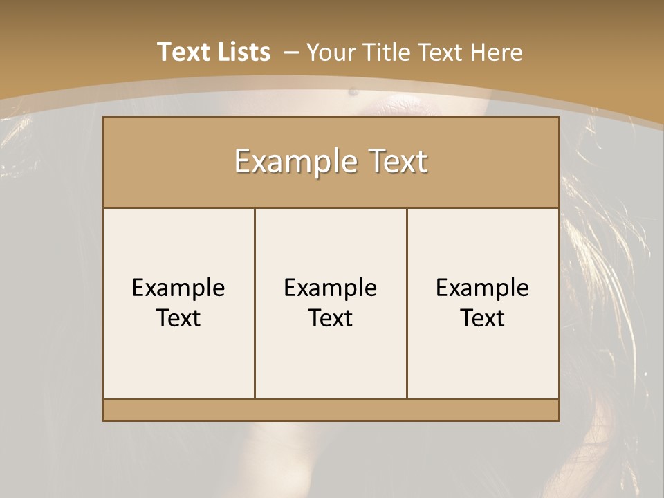 Person Cute Natural PowerPoint Template