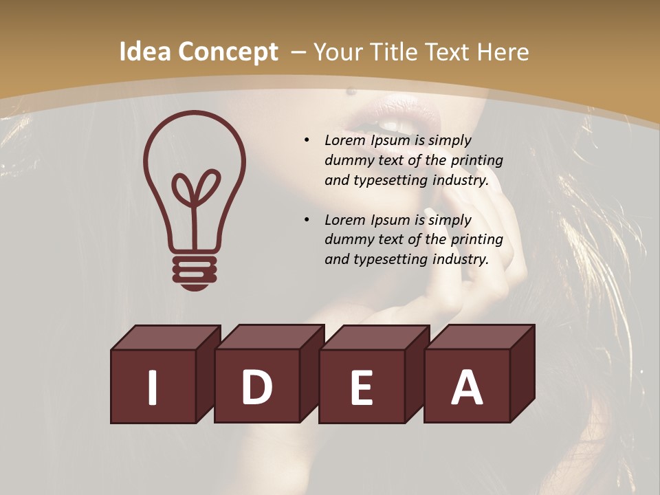 Person Cute Natural PowerPoint Template