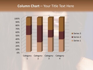 Posing Face Charm PowerPoint Template