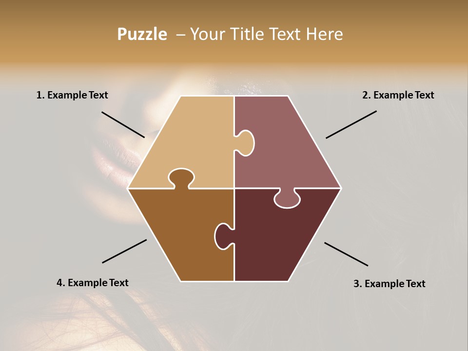 Full Sensuous Model PowerPoint Template