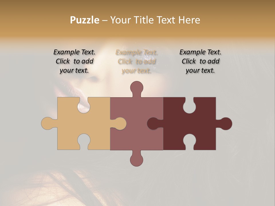 Full Sensuous Model PowerPoint Template