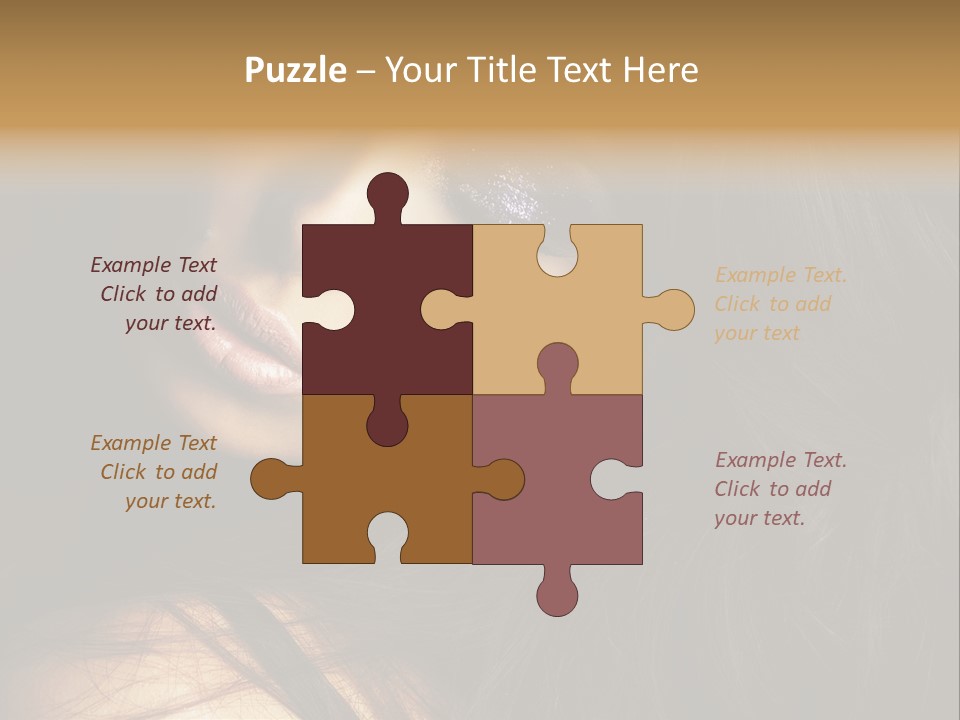 Full Sensuous Model PowerPoint Template