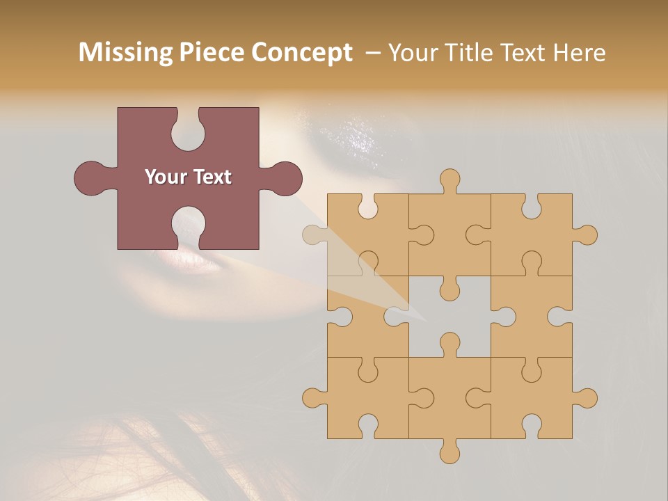 Full Sensuous Model PowerPoint Template