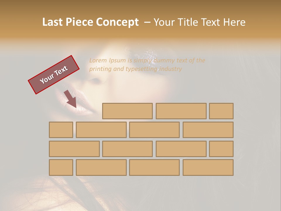 Full Sensuous Model PowerPoint Template