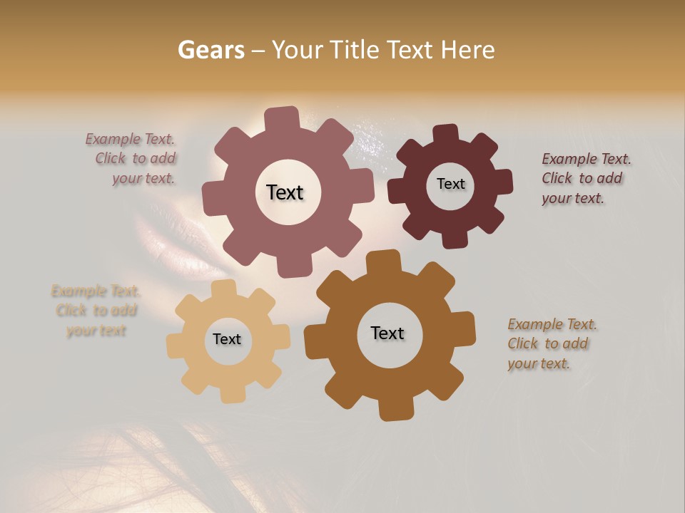 Full Sensuous Model PowerPoint Template