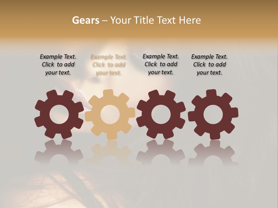 Full Sensuous Model PowerPoint Template