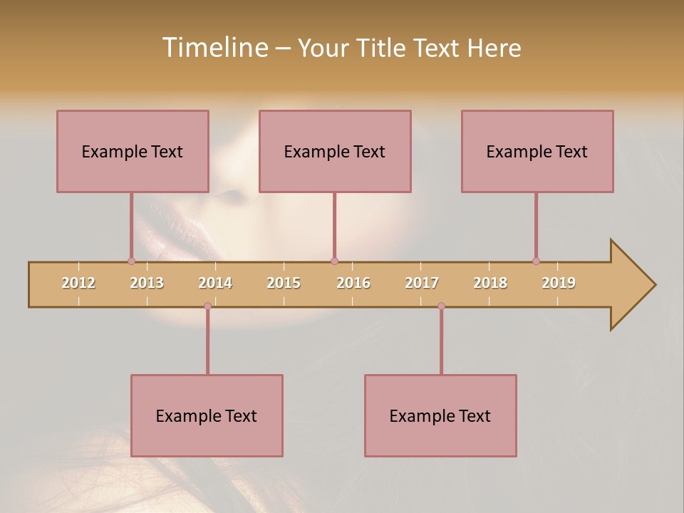 Full Sensuous Model PowerPoint Template
