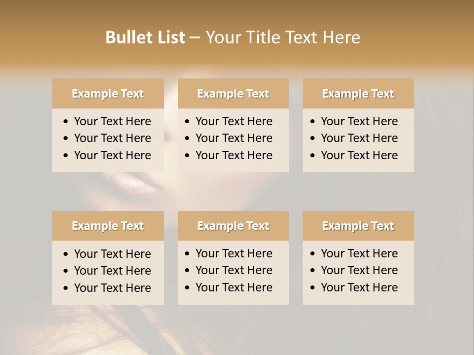 Full Sensuous Model PowerPoint Template