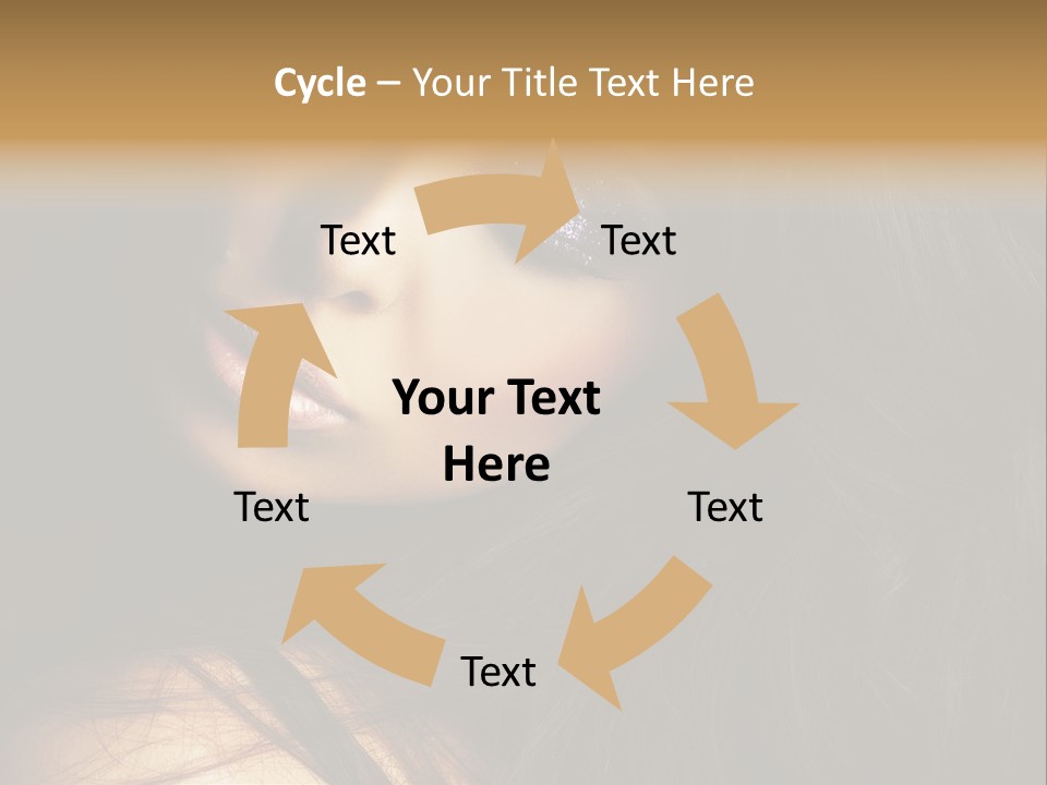 Full Sensuous Model PowerPoint Template