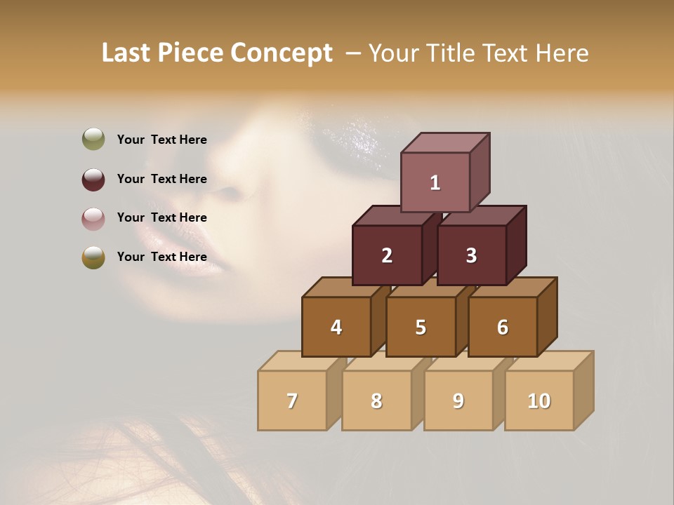 Full Sensuous Model PowerPoint Template