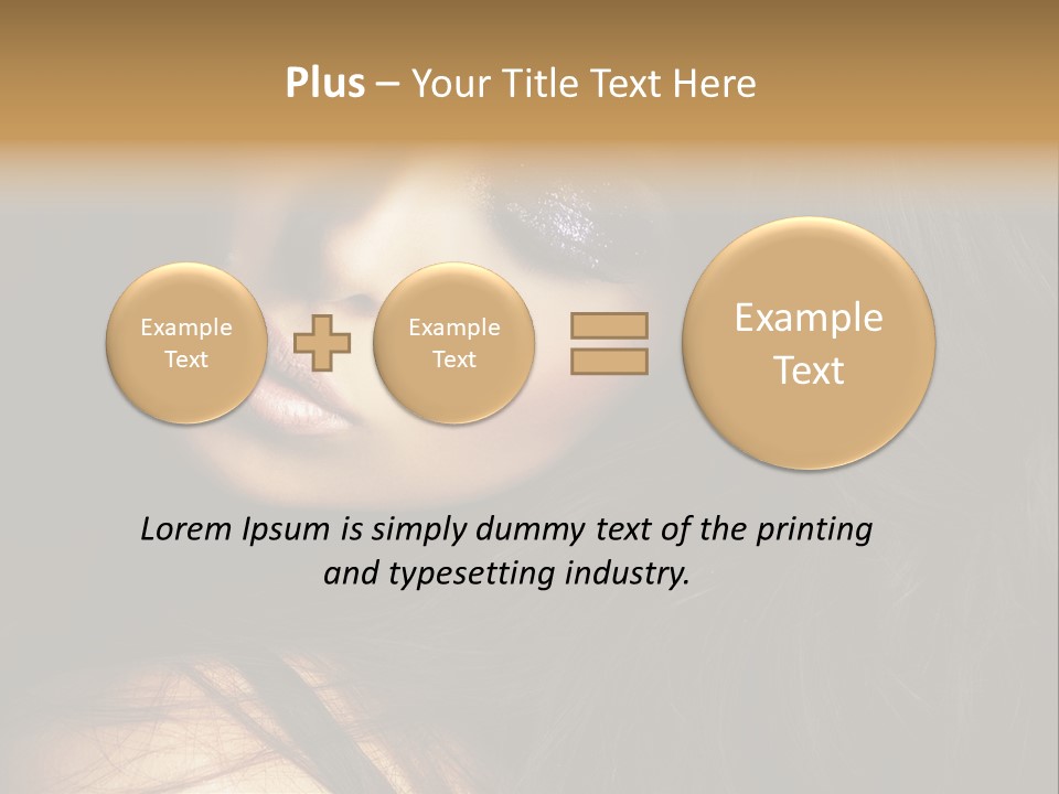 Full Sensuous Model PowerPoint Template