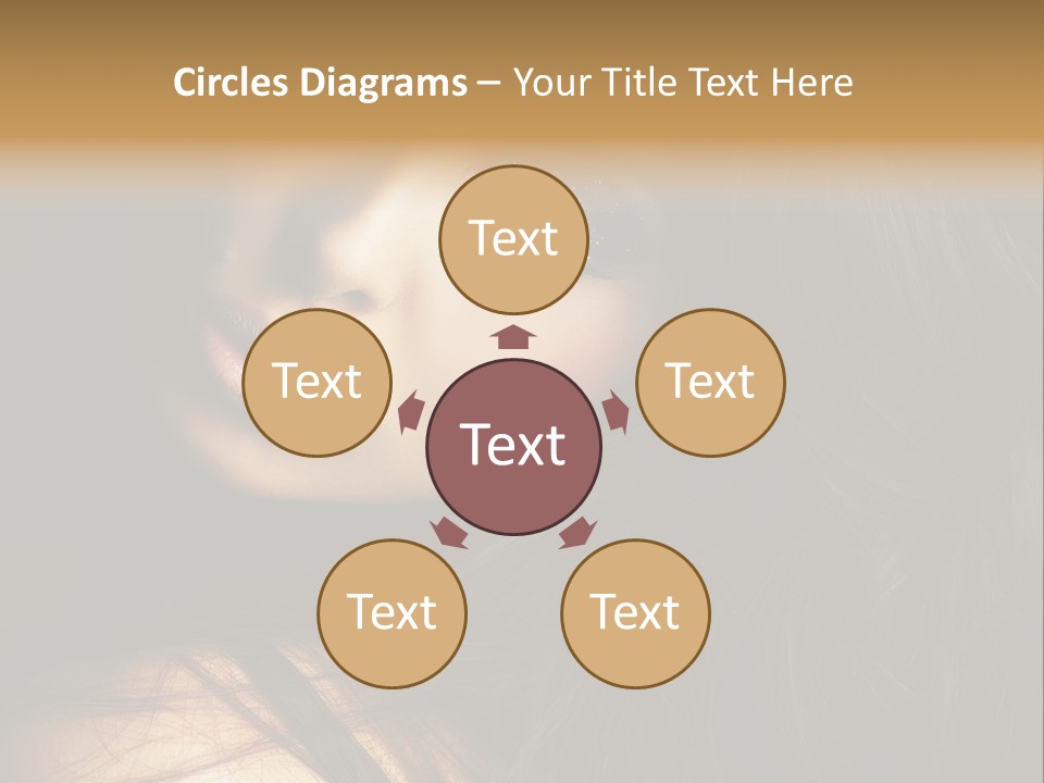 Full Sensuous Model PowerPoint Template