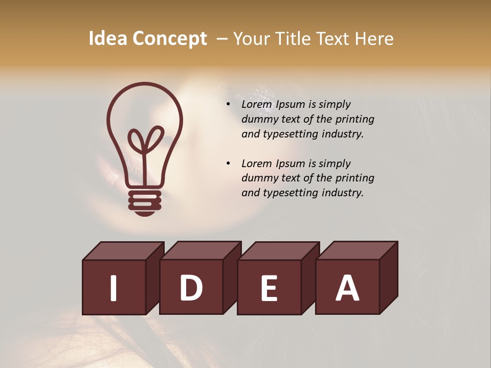 Full Sensuous Model PowerPoint Template