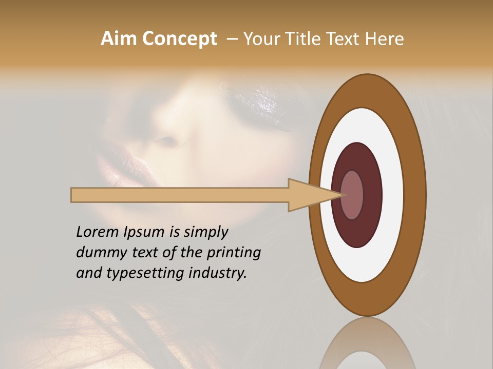Full Sensuous Model PowerPoint Template