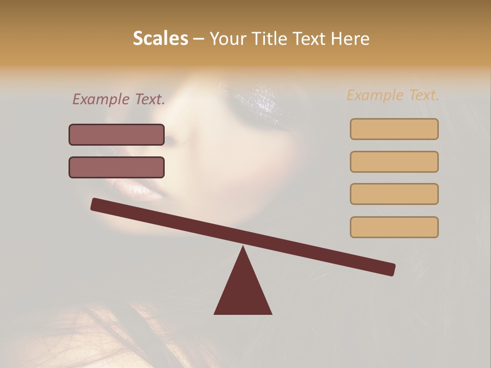 Full Sensuous Model PowerPoint Template