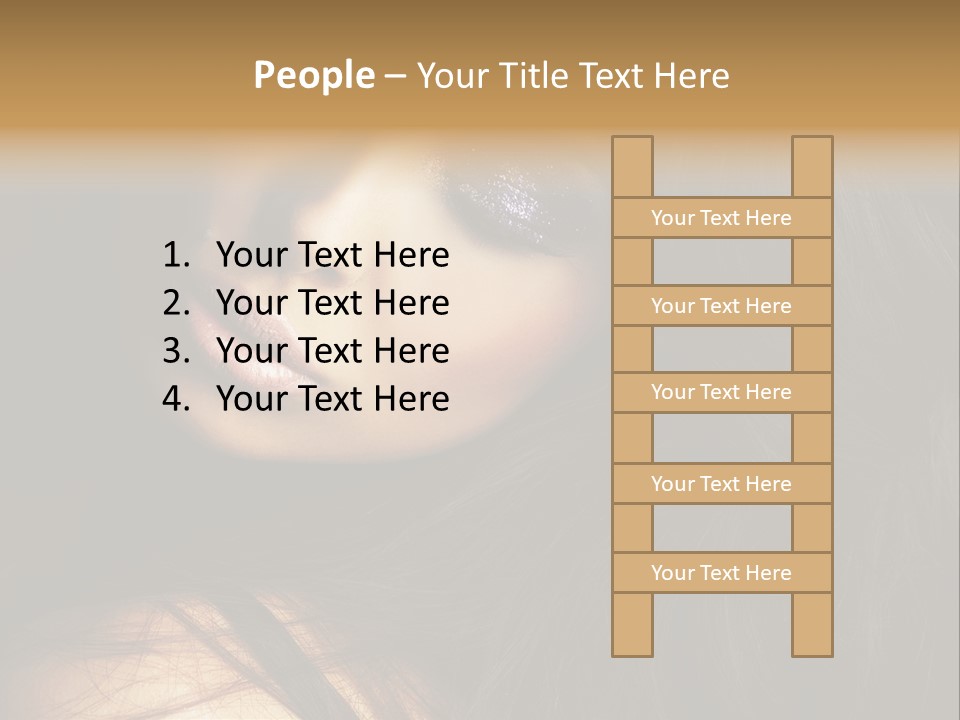 Full Sensuous Model PowerPoint Template