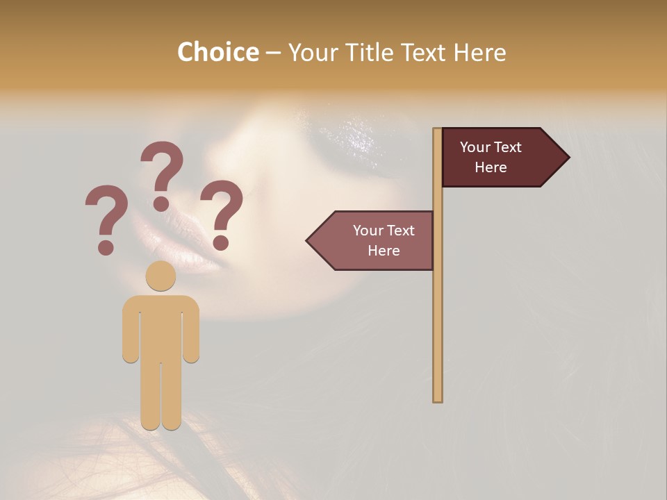 Full Sensuous Model PowerPoint Template