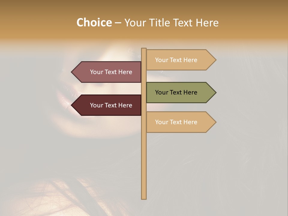 Full Sensuous Model PowerPoint Template