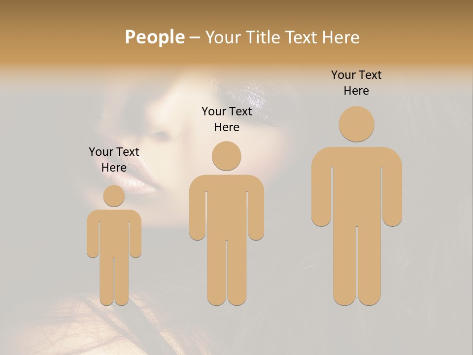 Full Sensuous Model PowerPoint Template