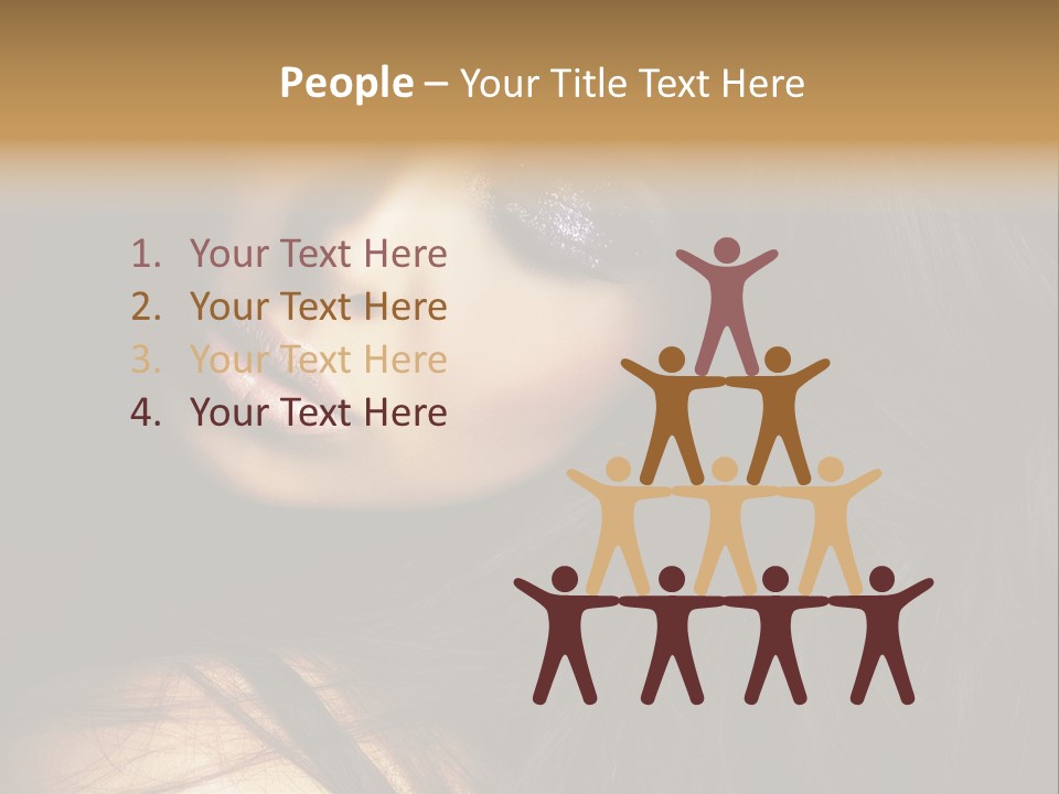 Full Sensuous Model PowerPoint Template