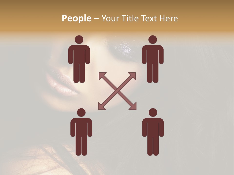 Full Sensuous Model PowerPoint Template