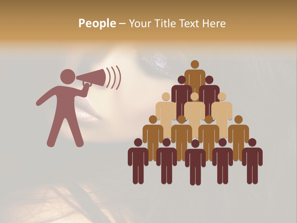 Full Sensuous Model PowerPoint Template