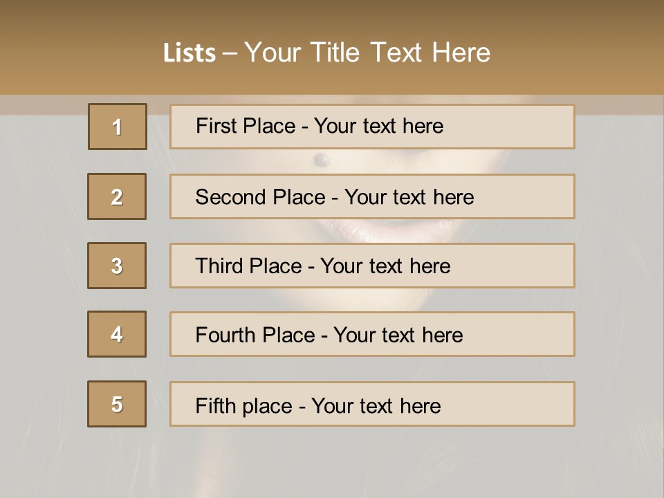 Glamorous Glamour Pretty PowerPoint Template