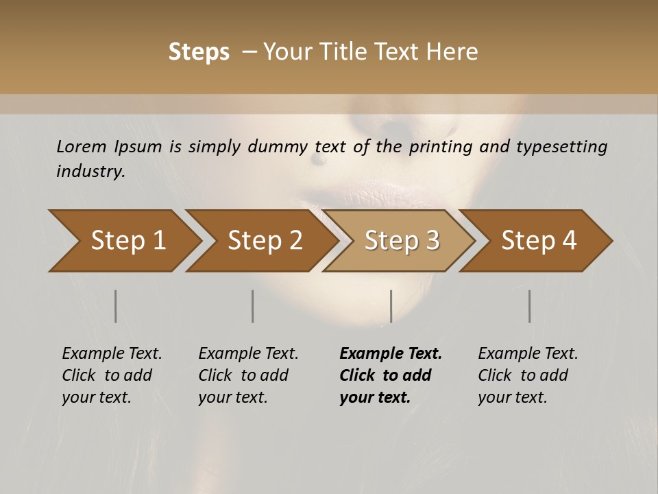 Glamorous Glamour Pretty PowerPoint Template