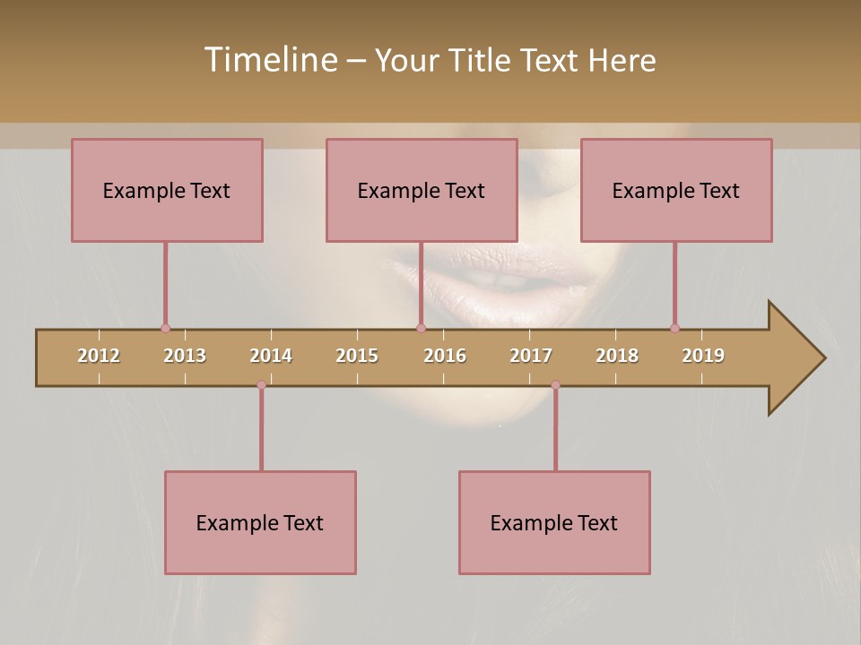 Glamorous Glamour Pretty PowerPoint Template