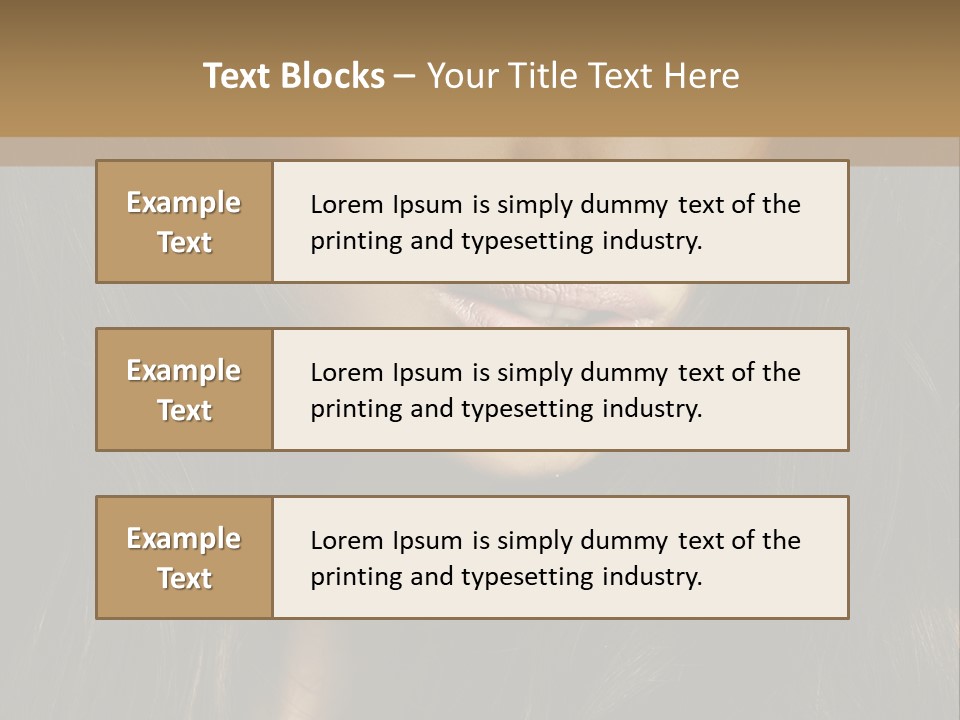 Glamorous Glamour Pretty PowerPoint Template